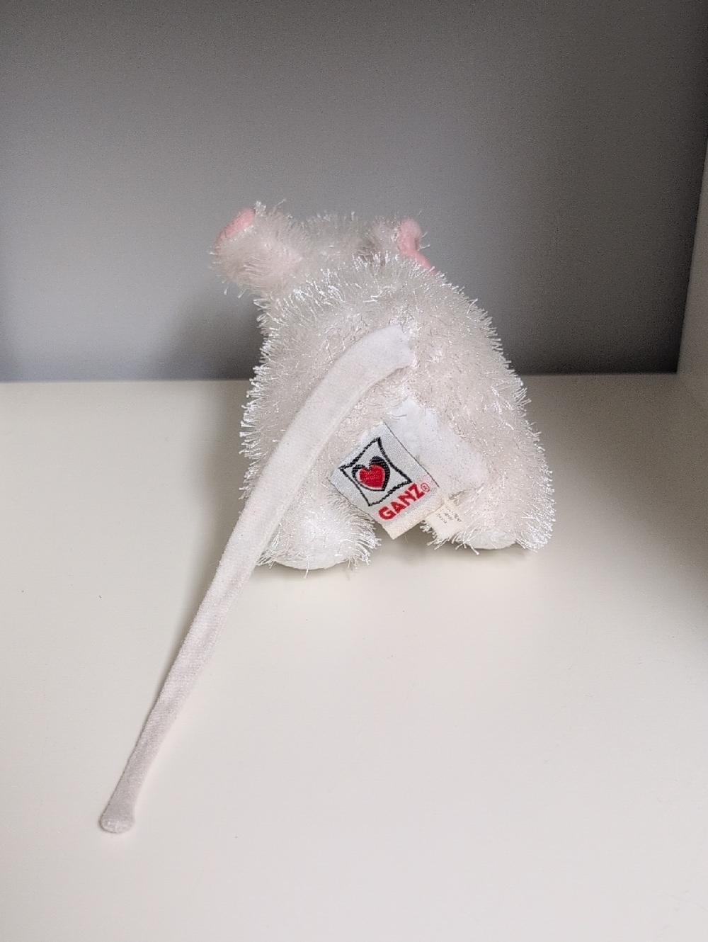 💜2/$20💜 Webkinz Lilkinz White Mouse No Code Y2K Collectible Plush GANZ Classic - Picture 4 of 6